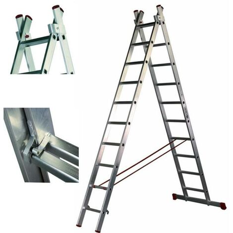 escaleras prof.sifer 3235   2 tramos 2x12 peld.alto 3.55-5.60 m