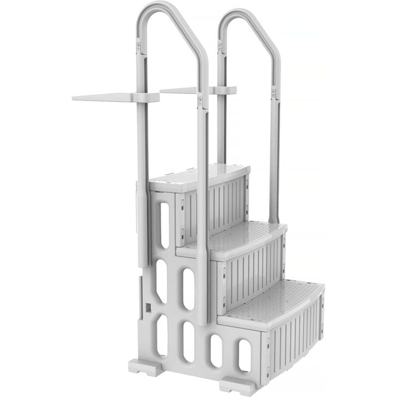Habitat Et Jardin - Escalier échelle simple de piscine 'Nathan' - 3 marches - en plastique