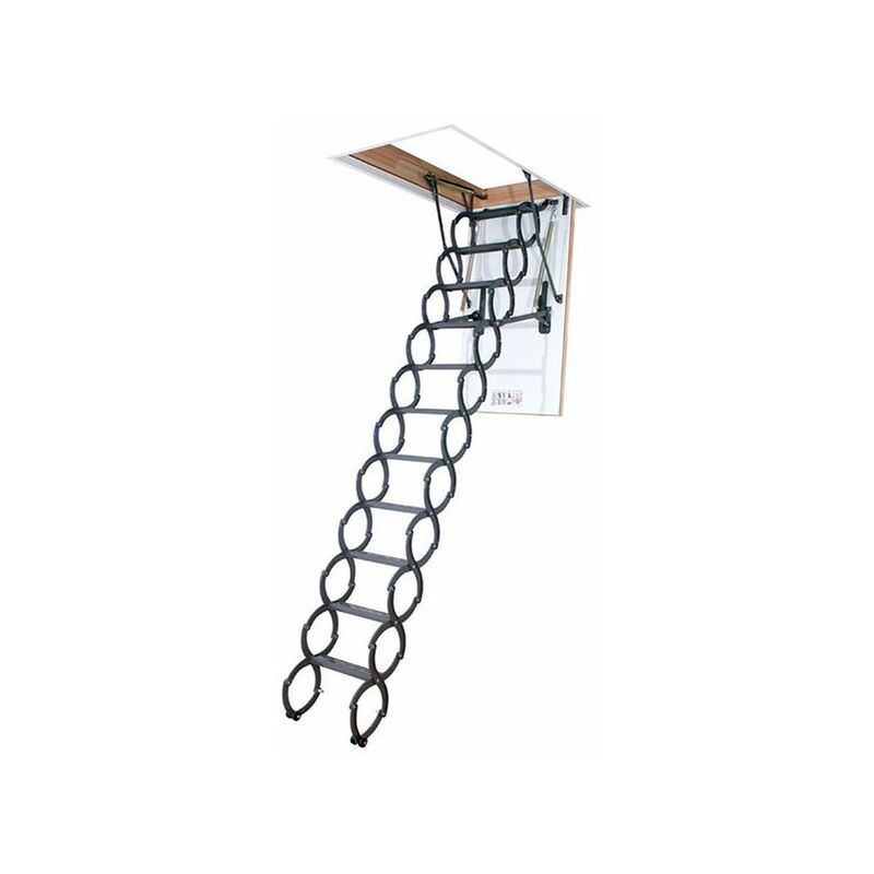 Echelle escamotable bois - Ouverture du plafond de 60 x 120cm - LST60120/330