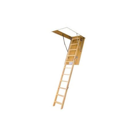 Escalier escamotable LWS isole 60x120 FAKRO - H.max ss plafond 2.80m - 864401