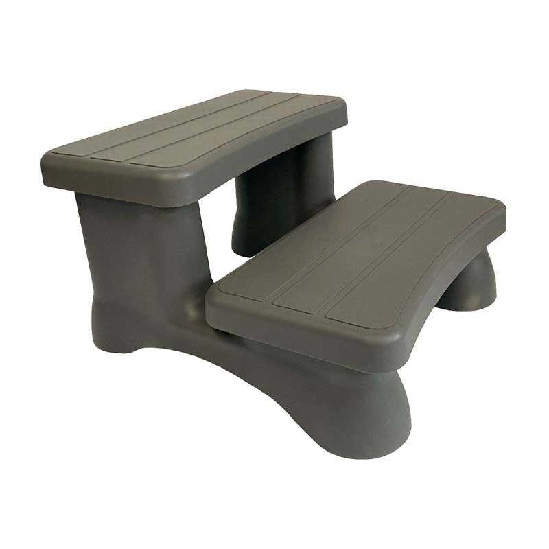 Escalier pvc 2 marches pour spas Alpina et MLSpa Longueur 61 cm
