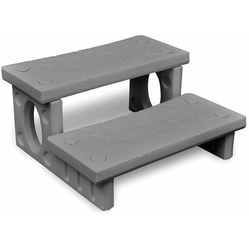 

Escalones para banera de hiromasaje gris