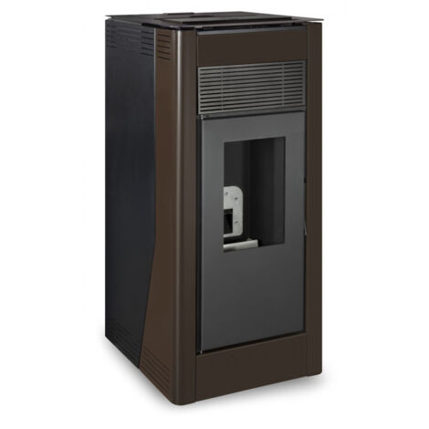 ESCALOR Poêle à granulés hydro DELIA 27kW marron
