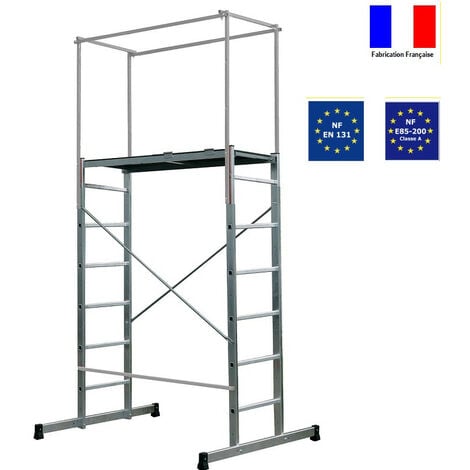 Escalux - Echafaudage aluminium C: 150 Kg Hauteur 4.1m