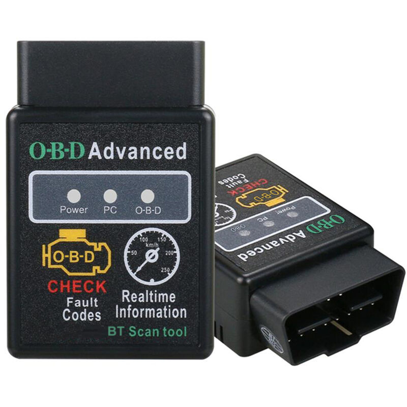 

Escaner de diagnostico de coche, V2.1 OBD-2 HH O-B-D ELM327 Funciona con Android Torque BT ELM327 HH O-B-D Interfaz ELM327