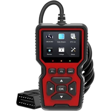 Escáner de diagnóstico para automóviles OBDII Lector de códigos V519 Herramienta de análisis de diagnóstico automotriz Probador de voltaje OBD2 Escáner OBD 2 Herramientas para automóviles