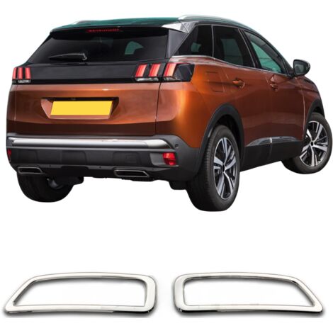 Escapes falsos cromados para Peugeot 3008 SUV de 2016 a 2023