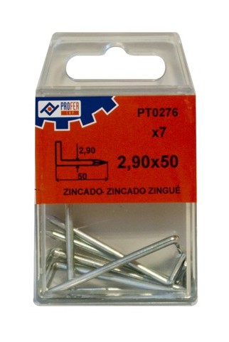 

Escarpias Acero Zn C/7 Pzs - NEOFERR - 48305-PT0276 - 2,90X50 MM..