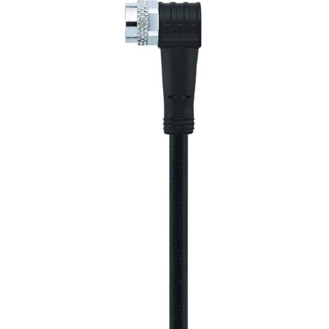 Escha 8043752 Connettore confezionato per sensore o attuatore M8 Presa angolata 5.00 m Numero di poli: 3 1 pz.