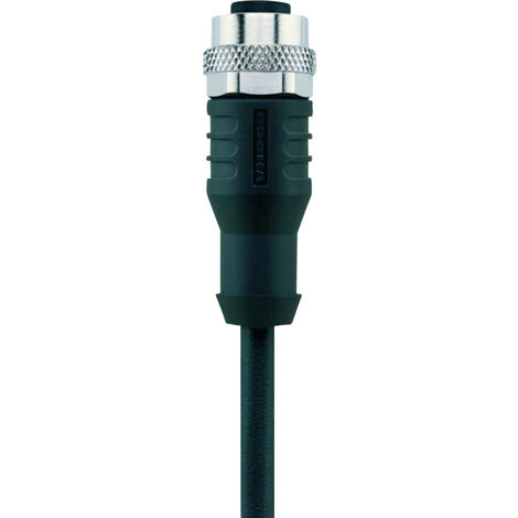 Escha 8043811 Sensor-/Aktor-Steckverbinder, konfektioniert M12 Buchse, gerade 2.00 m Polzahl Sensore
