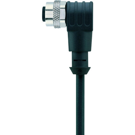 Escha 8043826 Sensor-/Aktor-Steckverbinder, konfektioniert M12 Buchse, gewinkelt 2.00 m Polzahl Sens