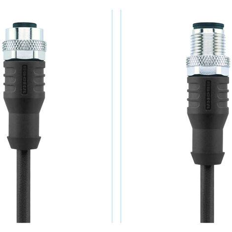 Escha 8044053 Sensor-/Aktor-Steckverbinder, konfektioniert M12 Stecker, gerade, Buchse, gerade 2.00