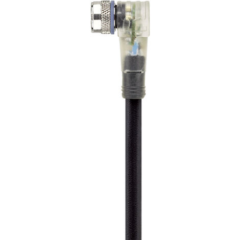Escha 8045419 Sensor-/Aktor-Steckverbinder, konfektioniert M8 Buchse, gewinkelt 5.00 m Polzahl Senso