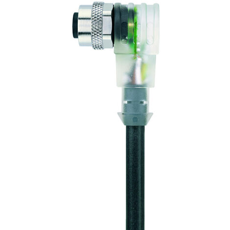 Escha 8045912 Sensor-/Aktor-Steckverbinder, konfektioniert M12 Buchse, gewinkelt 5.00 m Polzahl Sens