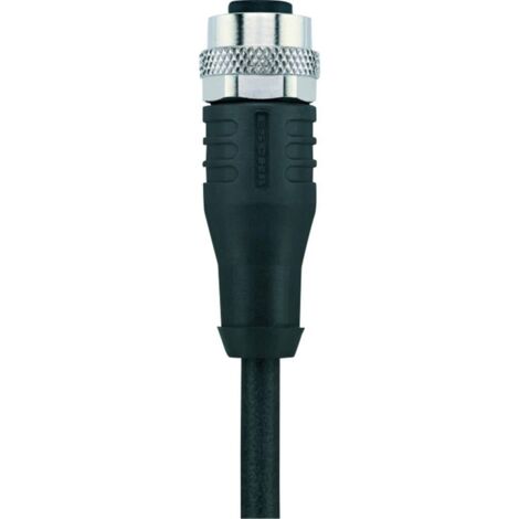 Escha 8046230 Connettore confezionato per sensore o attuatore M12 Presa dritta 5.00 m Numero di poli: 4 1 pz.