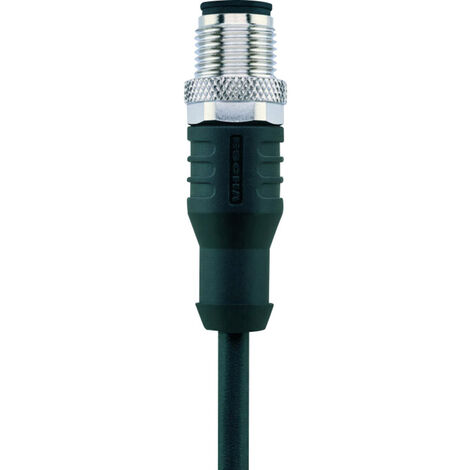 Escha 8046910 Sensor-/Aktor-Steckverbinder, konfektioniert M12 Stecker, gerade 5.00 m Polzahl Sensor