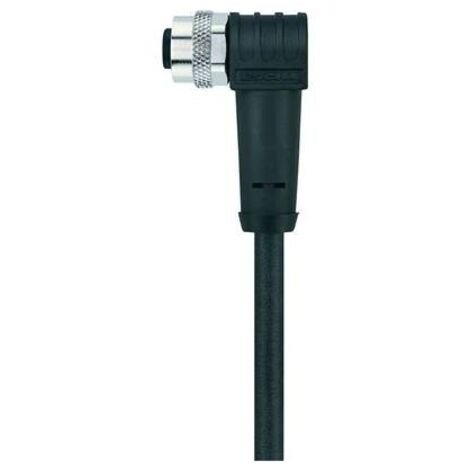 Escha 8046994 Connettore confezionato per sensore o attuatore M12 Presa angolata 5.00 m Numero di poli: 8 1 pz.