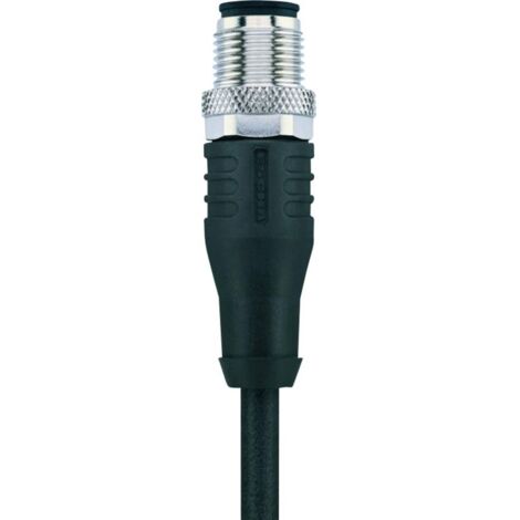 Escha 8046996 Connettore confezionato per sensore o attuatore M12 Spina dritta 5.00 m Numero di poli: 8 1 pz.