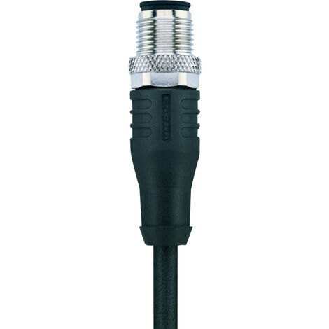 Escha 8046996 Sensor-/Aktor-Steckverbinder, konfektioniert M12 Stecker, gerade 5.00 m Polzahl Sensor