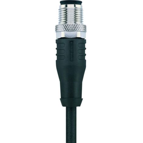 Escha 8047008 Connettore confezionato per sensore o attuatore M12 Spina dritta 5.00 m Numero di poli: 12 1 pz.