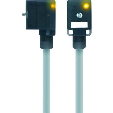 Escha Connecteur Electrovannes Pro Noir 2 pôles plus terre