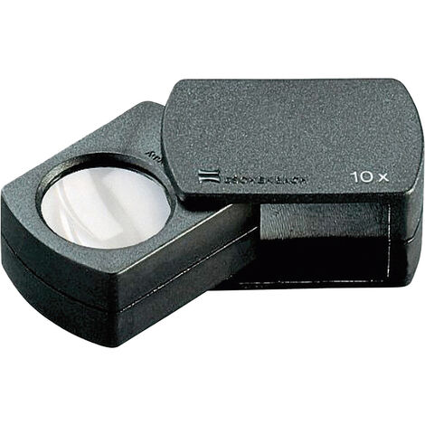 Eschenbach 110910 Einschlaglupe Vergrößerungsfaktor: 10 x Linsengröße: (Ø) 23 mm Schwarz