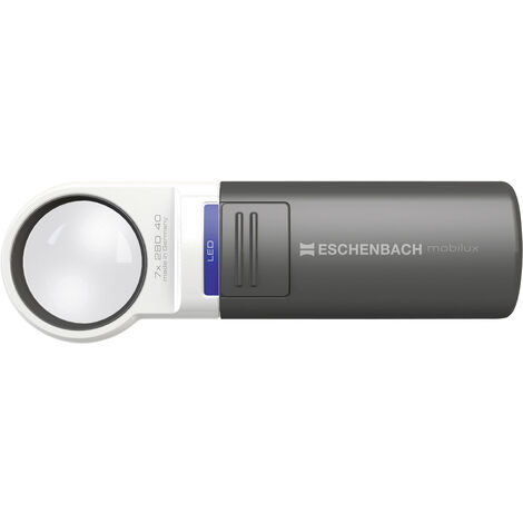 Eschenbach 15112  Handlupe mit LED-Beleuchtung Vergrößerungsfaktor: 3 x Linsengröße: (Ø) 60 mm
