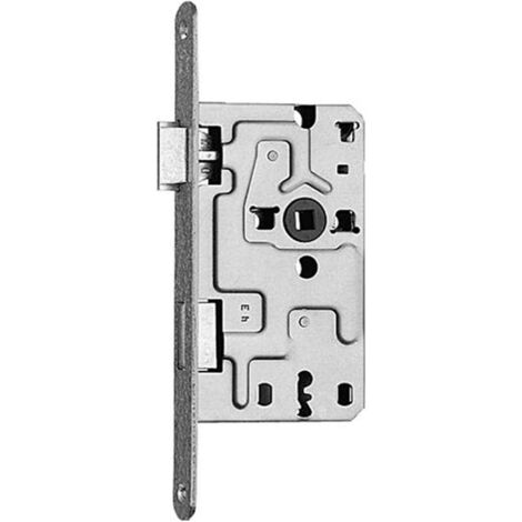 SACHSISCHE SCHLOSSFABRIK SSF Einsteckschloss, 18 mm, 235 mm, Zimmertür, DIN rechts, Türe gefälzt, rund