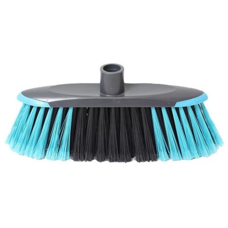 ESCOBA ANTICHOQUE GRIS/AZUL