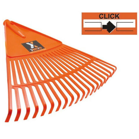 Escoba Brixo Ergo Click Easy 50 cm – 20 dientes – Conexión rápida Click Connect