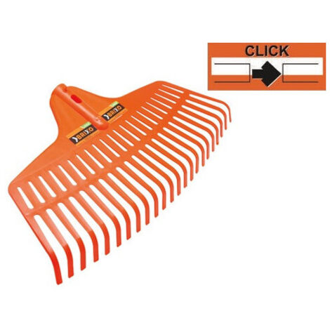 Escoba Brixo Ergo Click Jolly 46 cm – 23 dientes – Conexión rápida Click Connect
