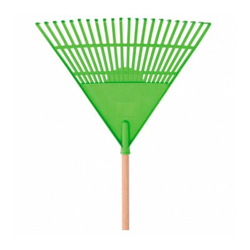 

Escoba de plástico 22 dientes con mango de madera 145cm