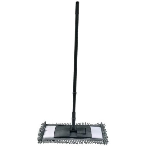 Escoba fregona mango extensible Microfibra 68x120cm Negro MSV