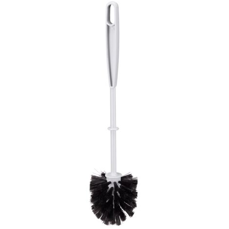 Escobilla de baño de repuesto de plástico estándar de 36 cm, color gris claro