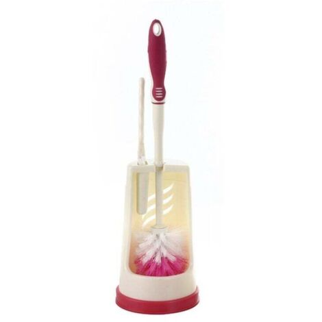 Escobilla de baño individual – doble, excelente relación calidad-precio, de plástico