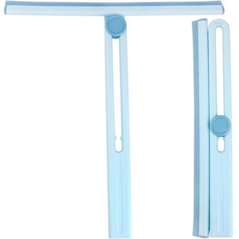 Escobilla de ducha de 28 cm – Escobilla plegable para ventanas con rotación de 180°, ideal para baños y cocinas.