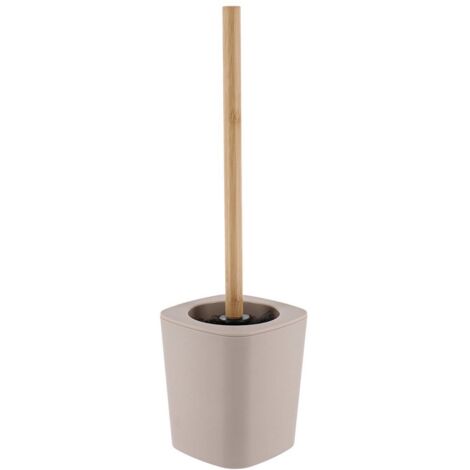 Escobilla de goma + abs y tallo de bambú - beige - Tendance