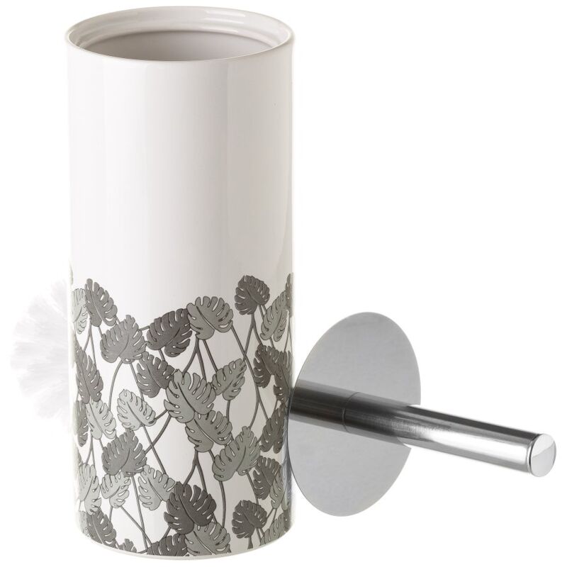 

Escobilla de hojas gris de cerámica de Ø 10x32 cm