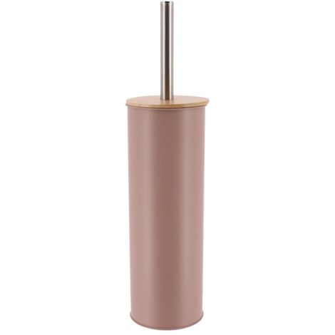 Escobilla de metal con tapa de bambú - cappuccino - Tendance