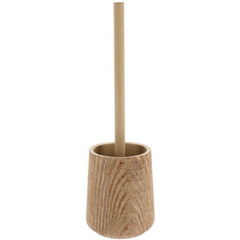 Escobilla de poliresina efecto madera - natural - Tendance