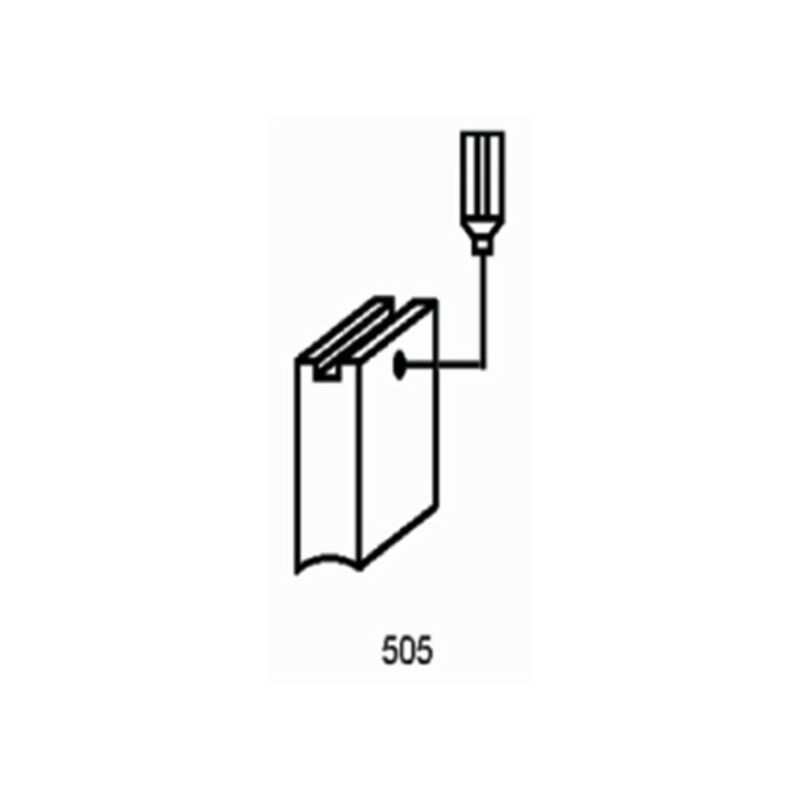 Asein - Escobilla hta.elec pvc aeg/milwaukee 1361j 2 pz