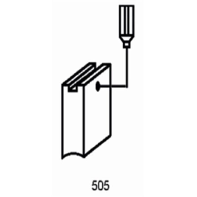 Escobilla Herramienta Electrica Pvc Metabo 1824J Asein 2 Pz