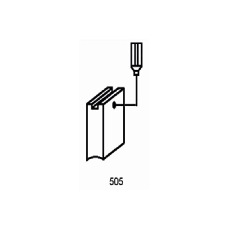 Asein - Escobilla Herramienta Electrica Pvc Metabo 1824J 2 Pz