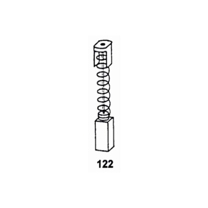 Escobilla Herramienta Electrica Pvc Aeg/Kango/Milwaukee 0417J Asein 2 Pz