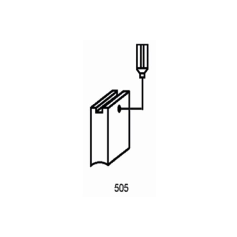 

Escobilla Herramienta Electrica Pvc Aeg/Milwaukee 1361J Asein 2 Pz