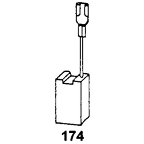 Escobilla Herramienta Electrica Pvc Bosch 1119Jx Asein 2 Pz