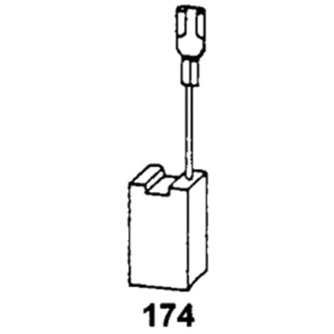 Escobilla Herramienta Electrica Pvc Bosch/Spit 1153J Asein 2 Pz