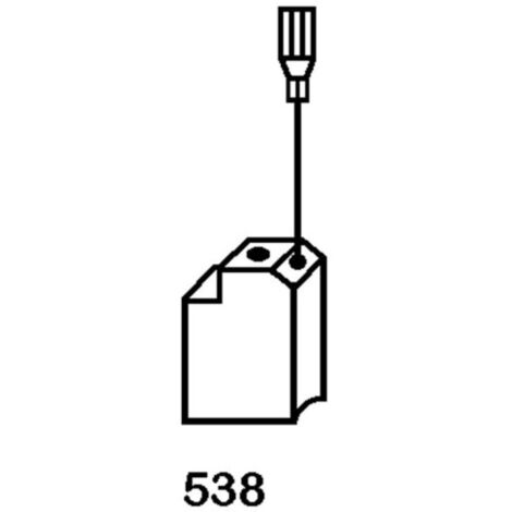 Escobilla Herramienta Electrica  Pvc Dewalt 1999.07J Asein 2 Pz