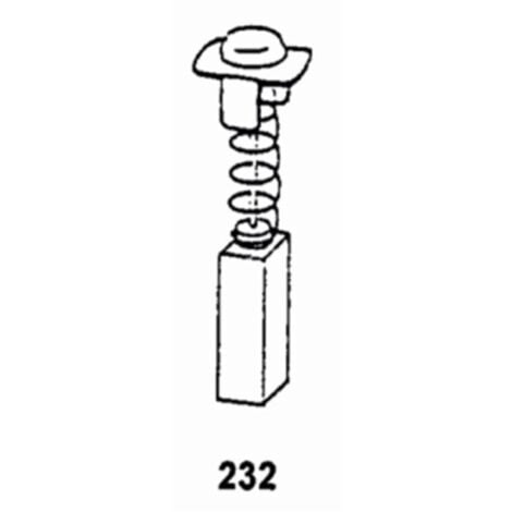 Escobilla Herramienta Electrica Pvc Hitachi 1923J Asein 2 Pz