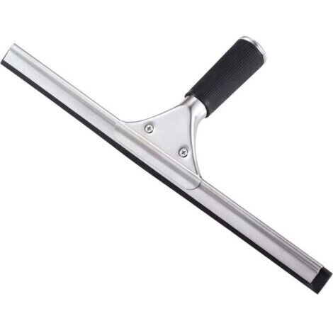 Escobilla limpiacristales para ducha, escobilla de limpieza doméstica con agua, limpiador de acero inoxidable para ventanas de baño, 30 cm.